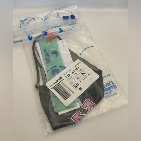 Off white L/XL Unisex Face Mask - Picture 2 of 7